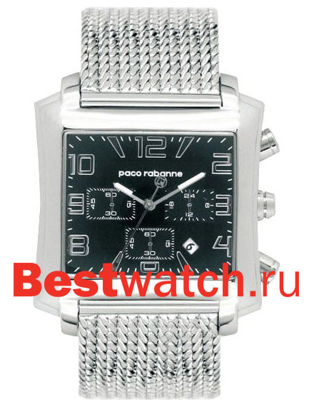 Часы Paco Rabanne Gent Metal Square PRH944_AM